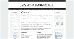 Desktop Screenshot of jefflilaw.com